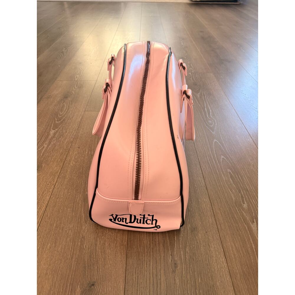 Von‎ Dutch Bubble Gum Pink Bowling Duffle Bag RARE HTF - Picture 3 of 7